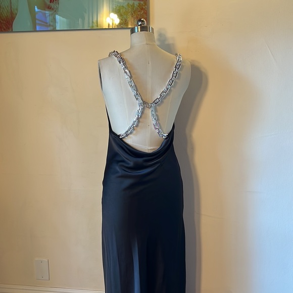 Zara Faux Chain Slip Dress - Picture 5 of 6